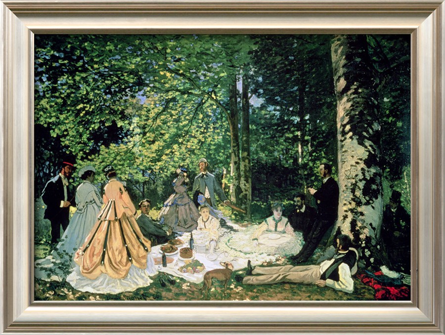 Le Dejeuner Sur L Herbe - Claude Monet Paintings